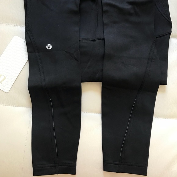 NWT BLACK LULULEMON FAST AS FLEECE TIGHT HIGH RISE - Picture 6 of 8